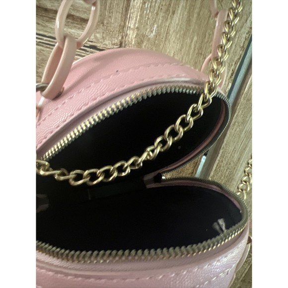 Pink Cute Basketball Shaped Cross BodyBag  carry bag  and removable chain - Picture 6 of 6